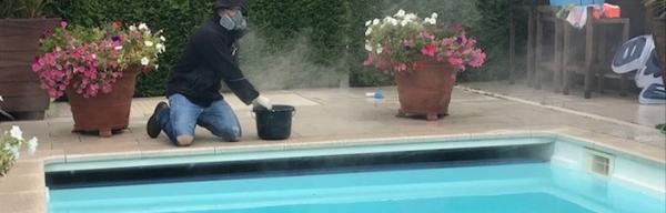 polyester zwembad reparatie