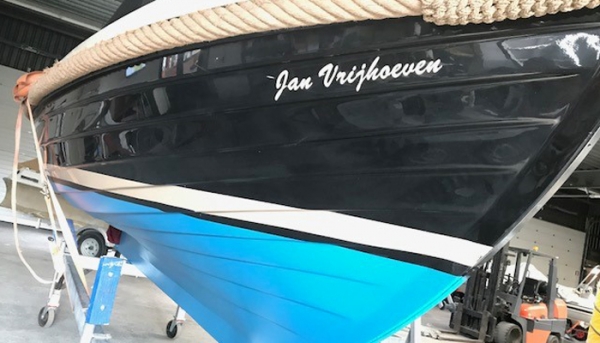 Polyester reparatie sloep antifouling