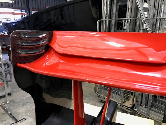 Ferrari F1 simulator polyester wing carbon