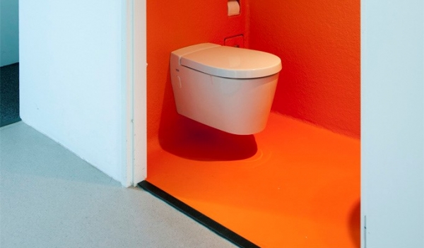 Polyester toilet, WC ruimte van polyester